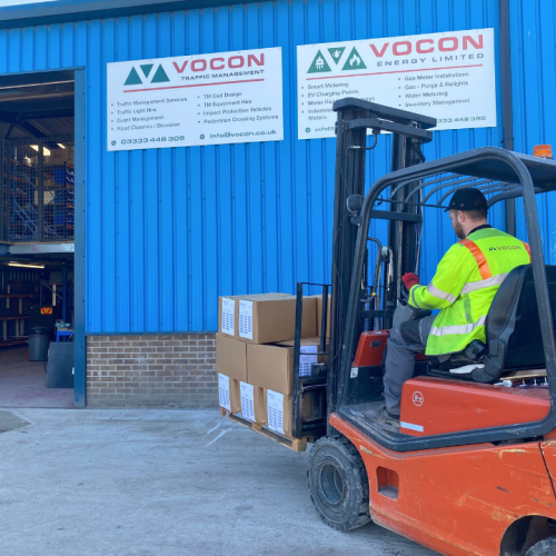 Forklift VOCON Energy Forklift at warehouse
